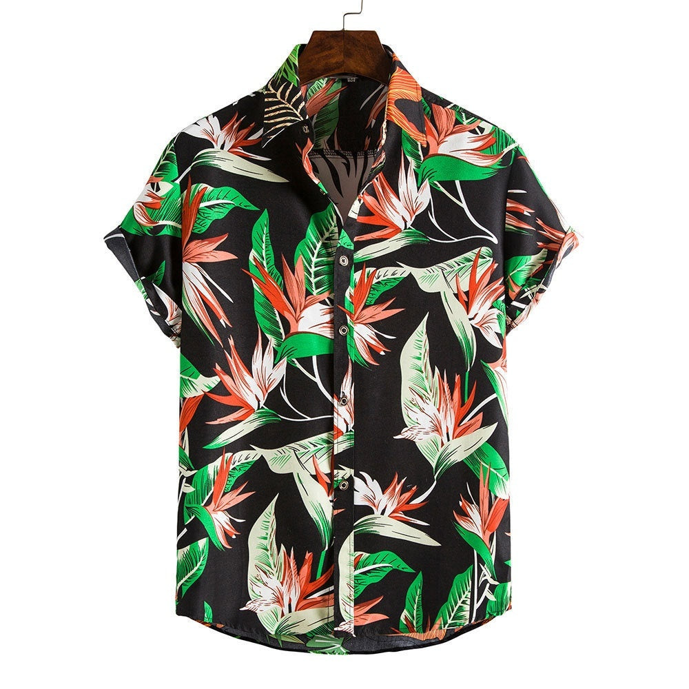 Camicia da uomo in bambù e lino