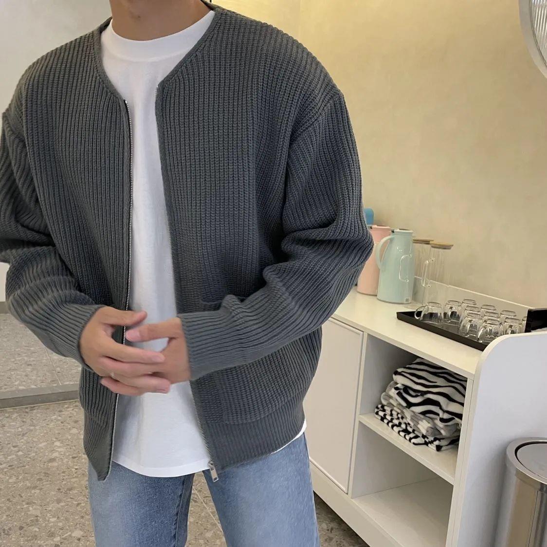 Herren Trendy Ins Trendy Strickjacke Herren Pullover