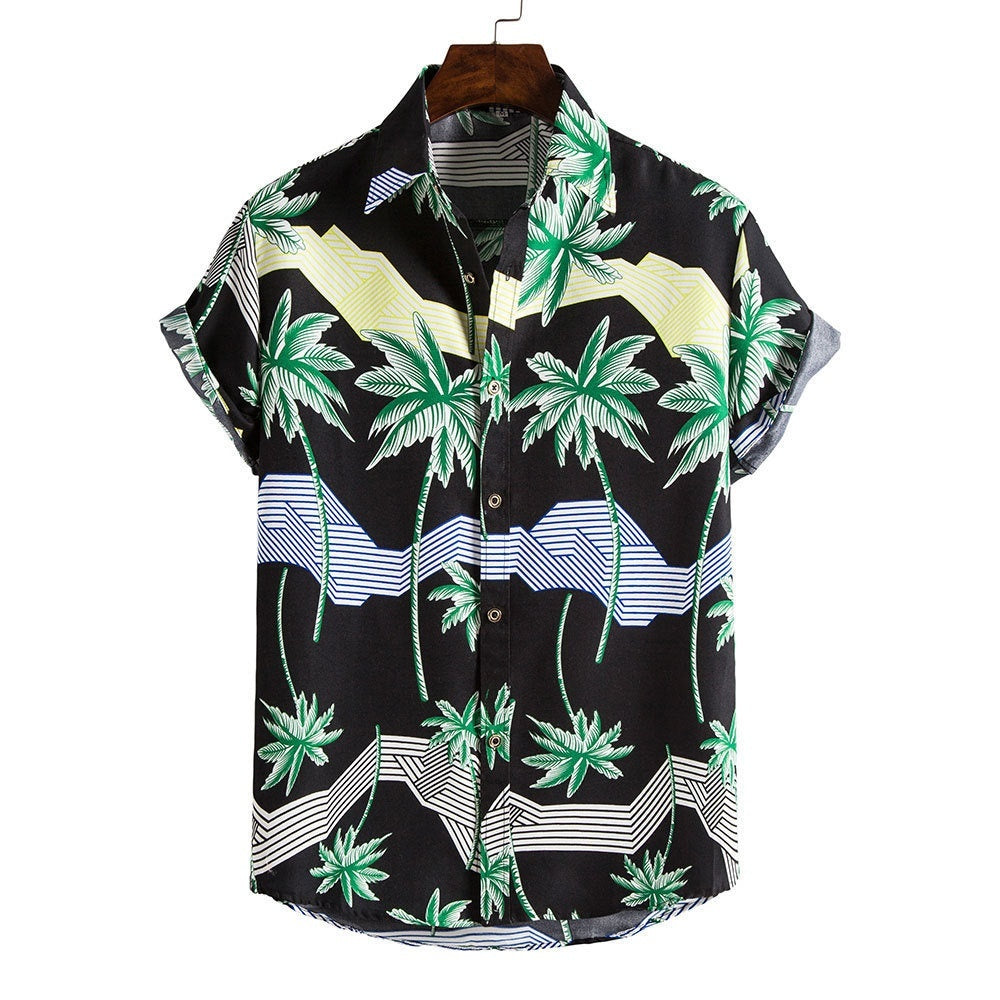 Camicia da uomo in bambù e lino