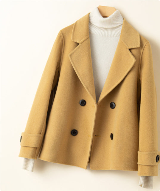 Damen Wende-Kaschmirmantel, kurze Anzugjacke
