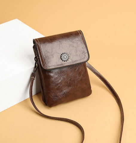 Women's Simple Large Capacity Mobile Phone Bag Mini