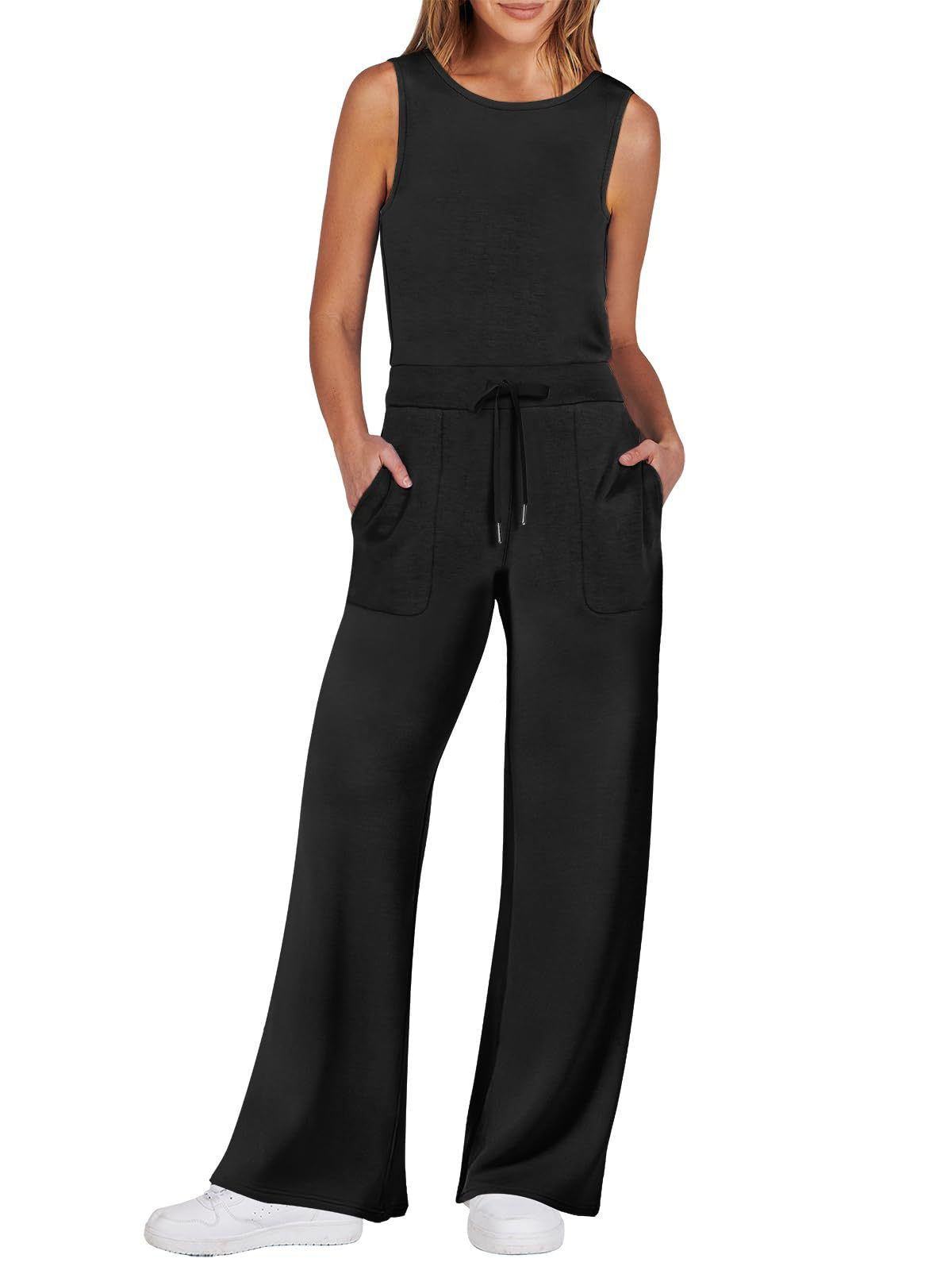 Damen-Overall zum Abnehmen, ärmelloser Overall für Damen