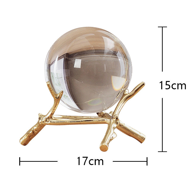 Reines Kupfer Topas Kristall Ball Ornamente Nordic