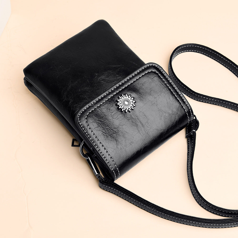 Women's Simple Large Capacity Mobile Phone Bag Mini