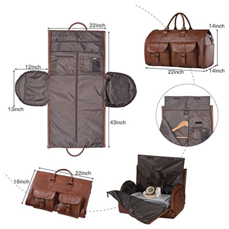 Wandelbare Reisekleidungs-Handgepäcktasche