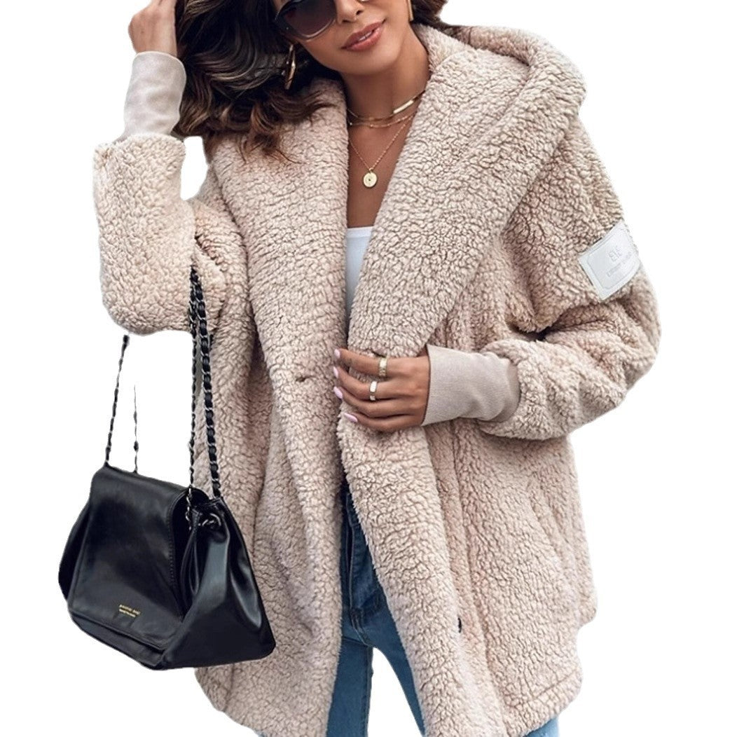 Kurze, bequeme, langärmlige Slim-Jacke für Damen