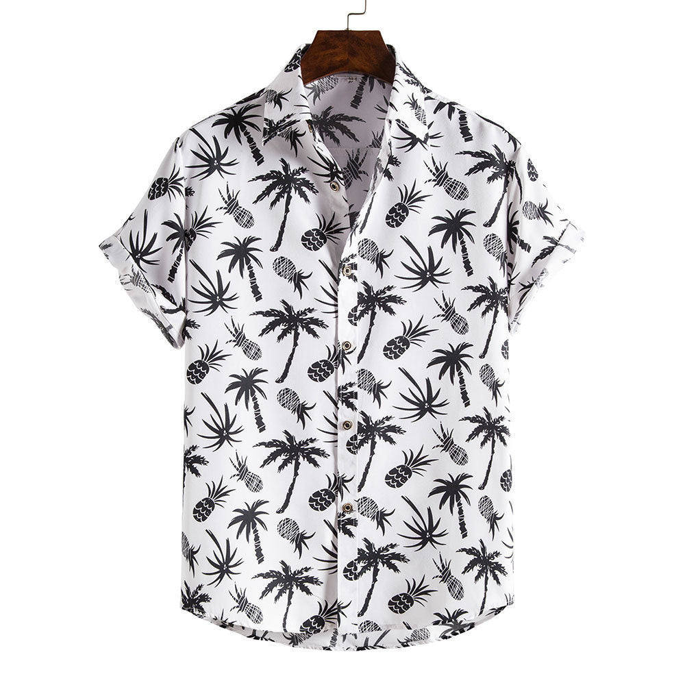 Camicia da uomo in bambù e lino