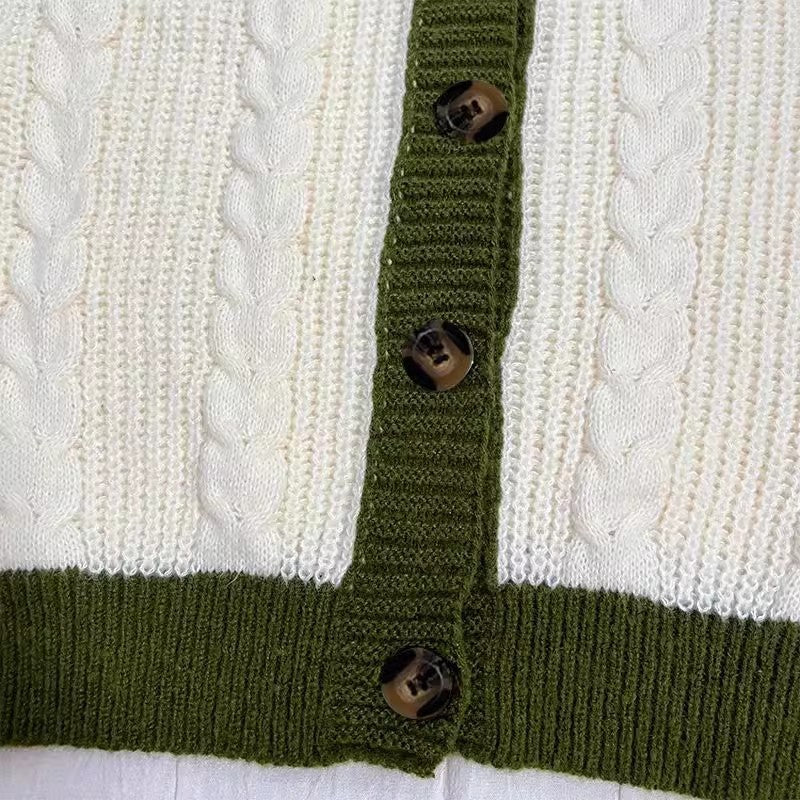 Lässige Strickjacke aus Wolle für Damen