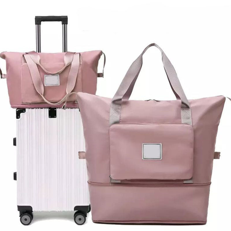 Women's Travel Bag Waterproof Large Capacity Gym Fitness Weekender Bag