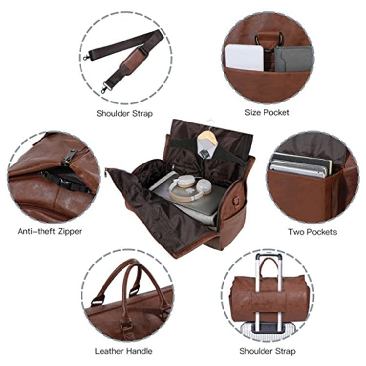Wandelbare Reisekleidungs-Handgepäcktasche