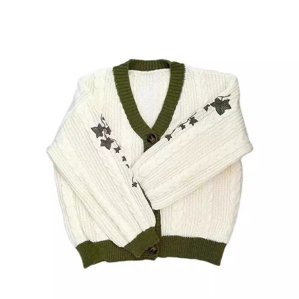 Lässige Strickjacke aus Wolle für Damen