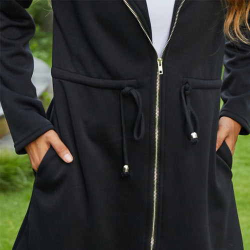 Damen Klassiker, Allzweck-Hoodie lang