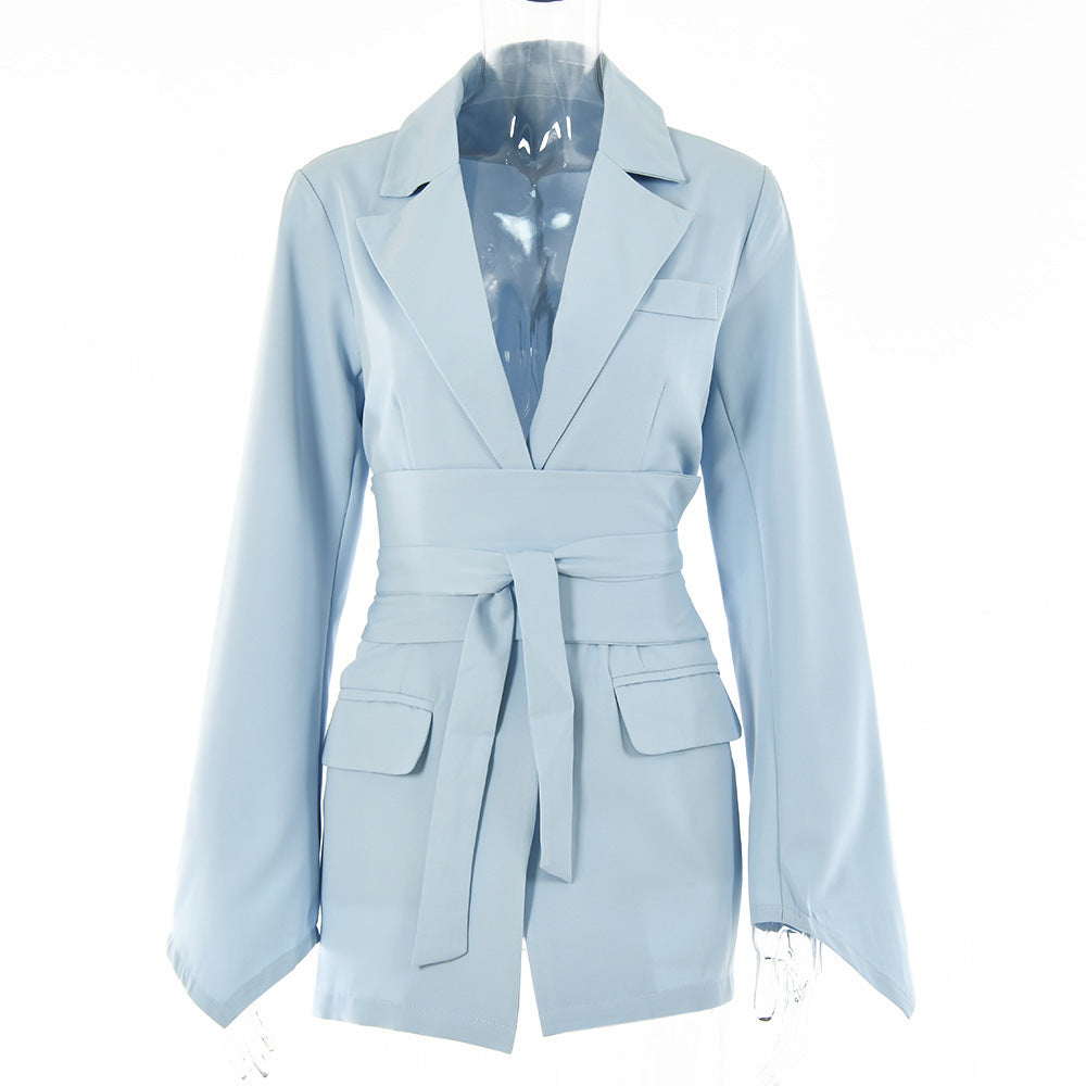 Frauen Casual Mode Damen Anzug Revers