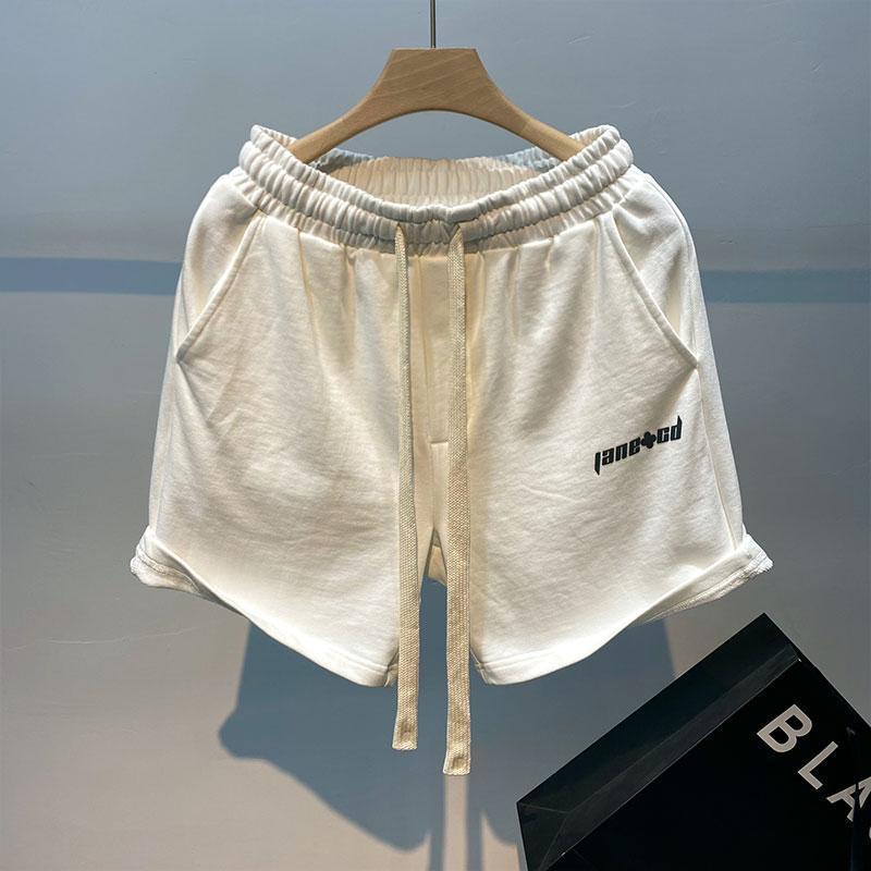 Herren Baumwollshorts Straight Five Points