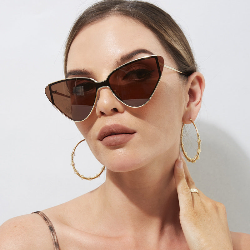 Heiße und sexy Cat-Eye-Sonnenbrille für Damen