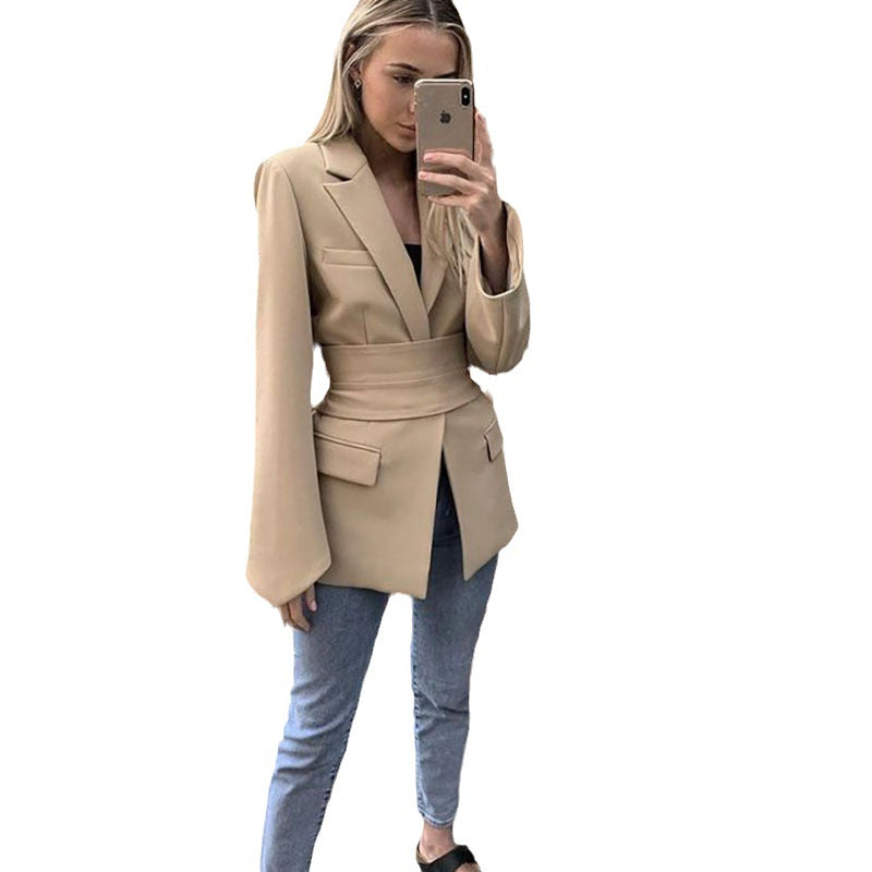 Frauen Casual Mode Damen Anzug Revers