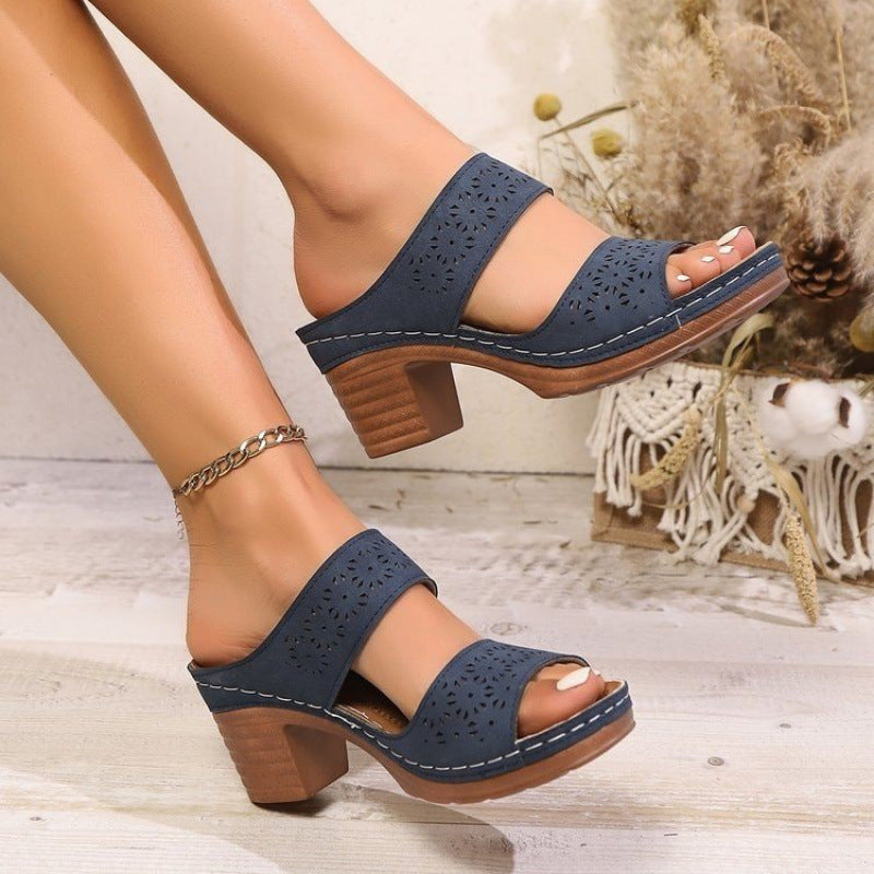Women's Plus Size Sandals Breathable Lightweight One-word