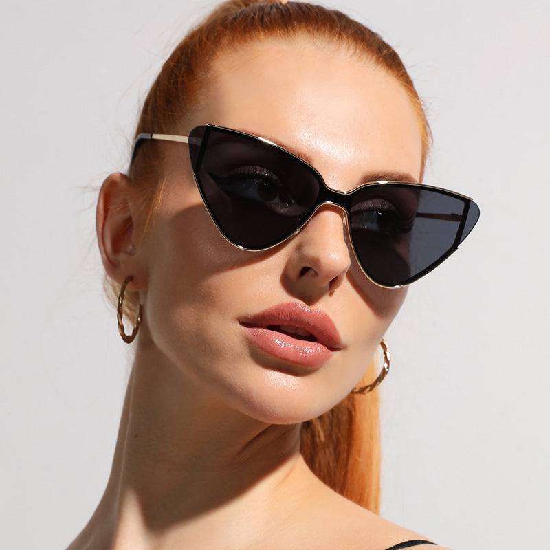 Heiße und sexy Cat-Eye-Sonnenbrille für Damen