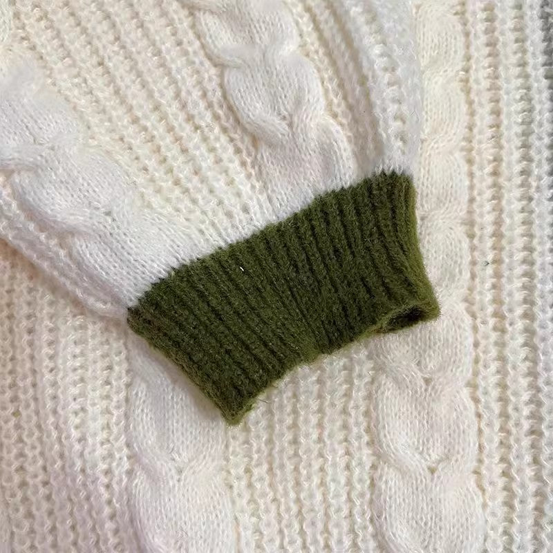 Lässige Strickjacke aus Wolle für Damen