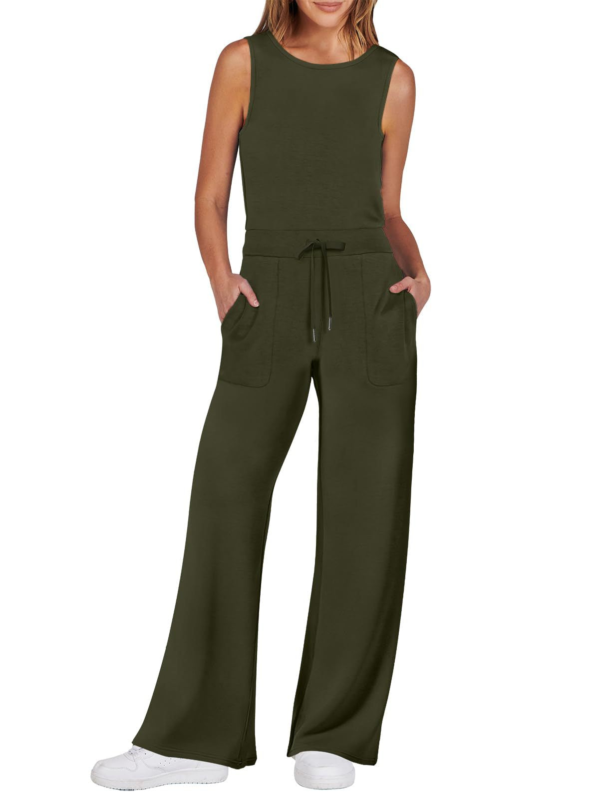 Damen-Overall zum Abnehmen, ärmelloser Overall für Damen