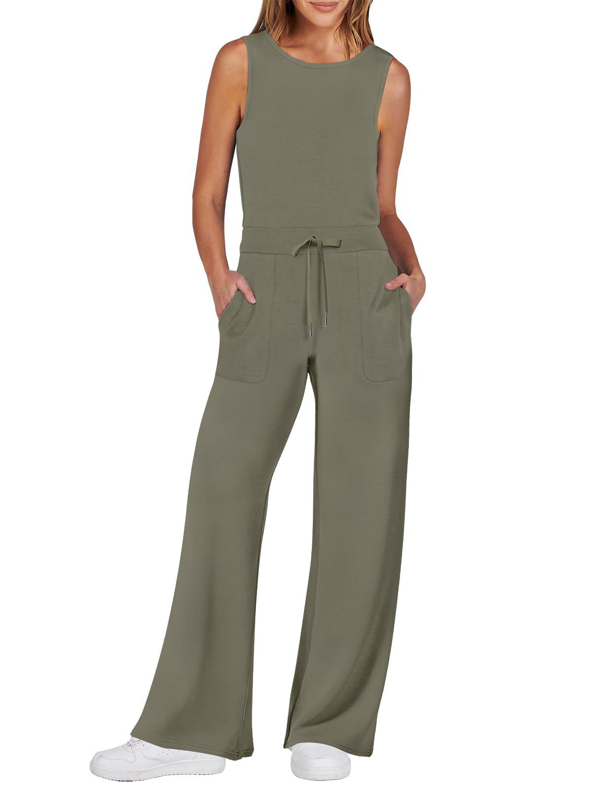 Damen-Overall zum Abnehmen, ärmelloser Overall für Damen