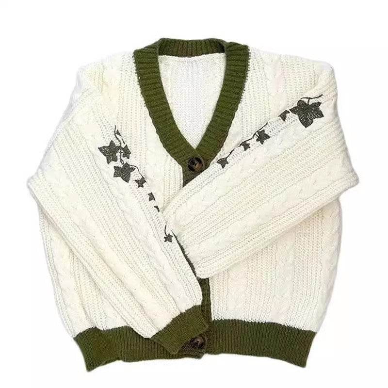 Lässige Strickjacke aus Wolle für Damen
