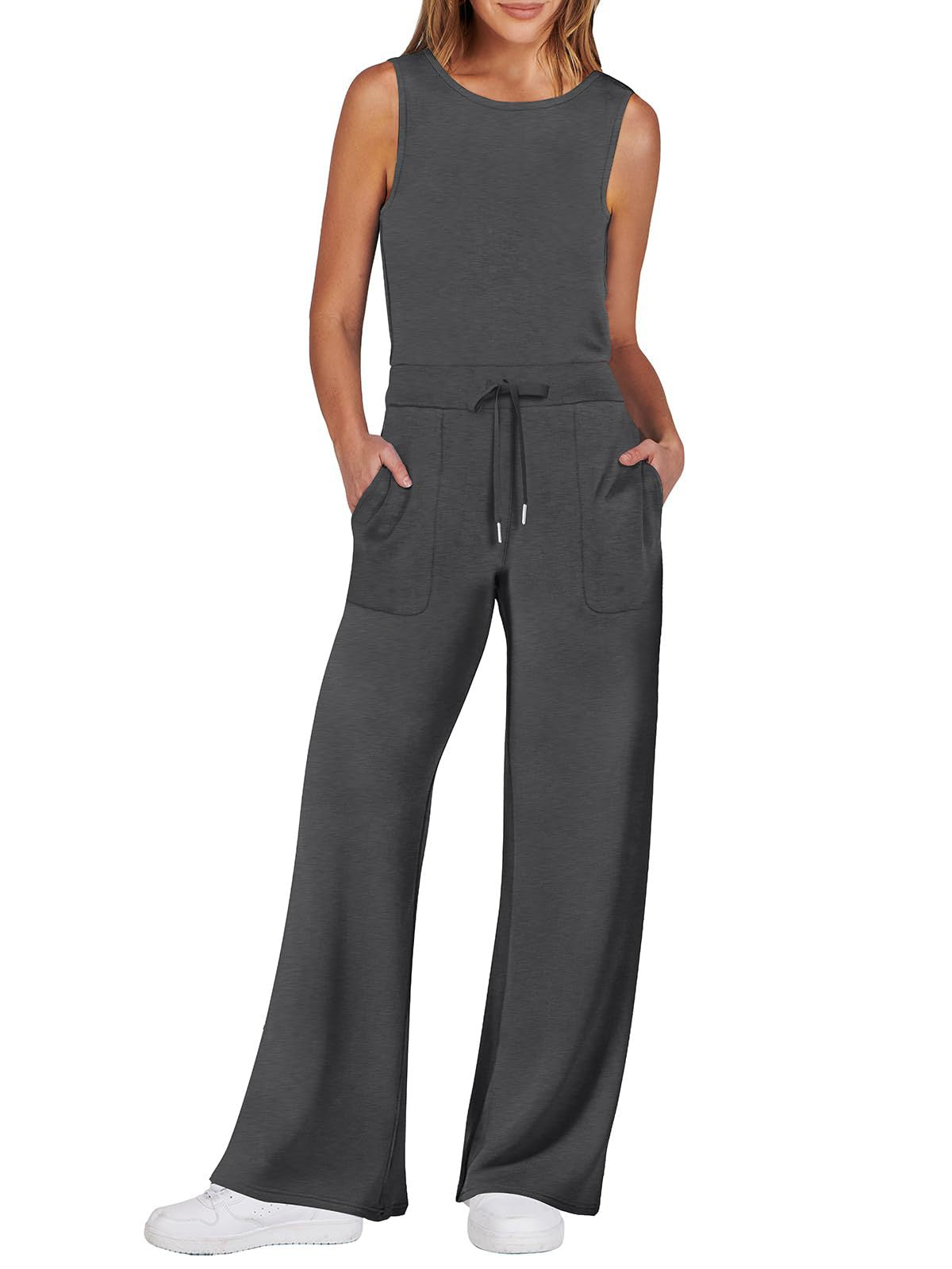 Damen-Overall zum Abnehmen, ärmelloser Overall für Damen