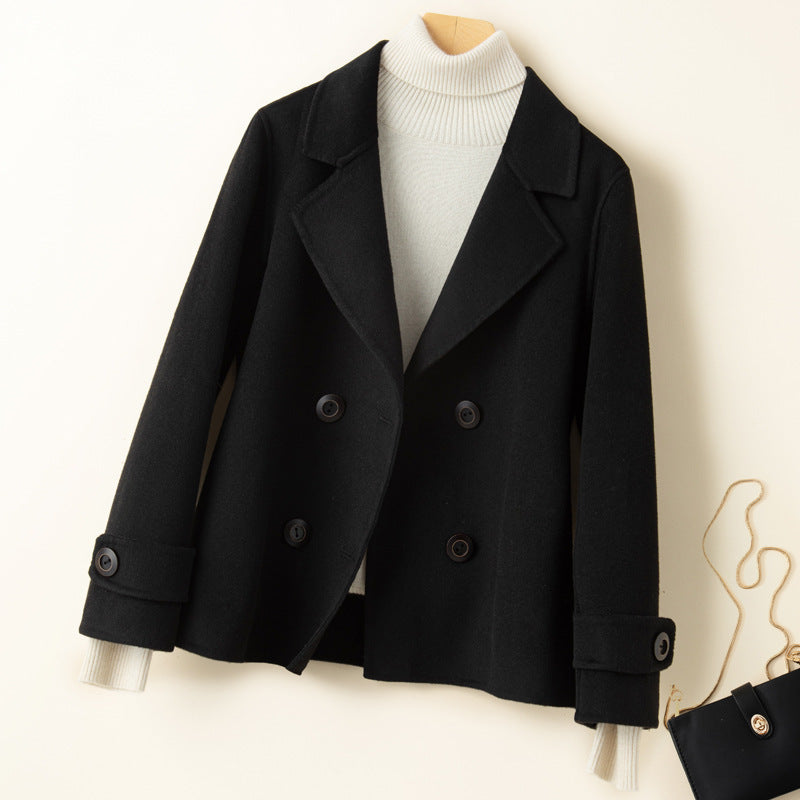 Damen Wende-Kaschmirmantel, kurze Anzugjacke