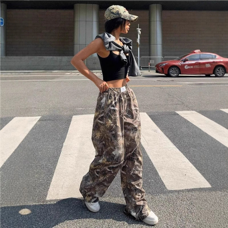 Y2k Hip-Hop Cargo Grunge Baggy Hose für Damen