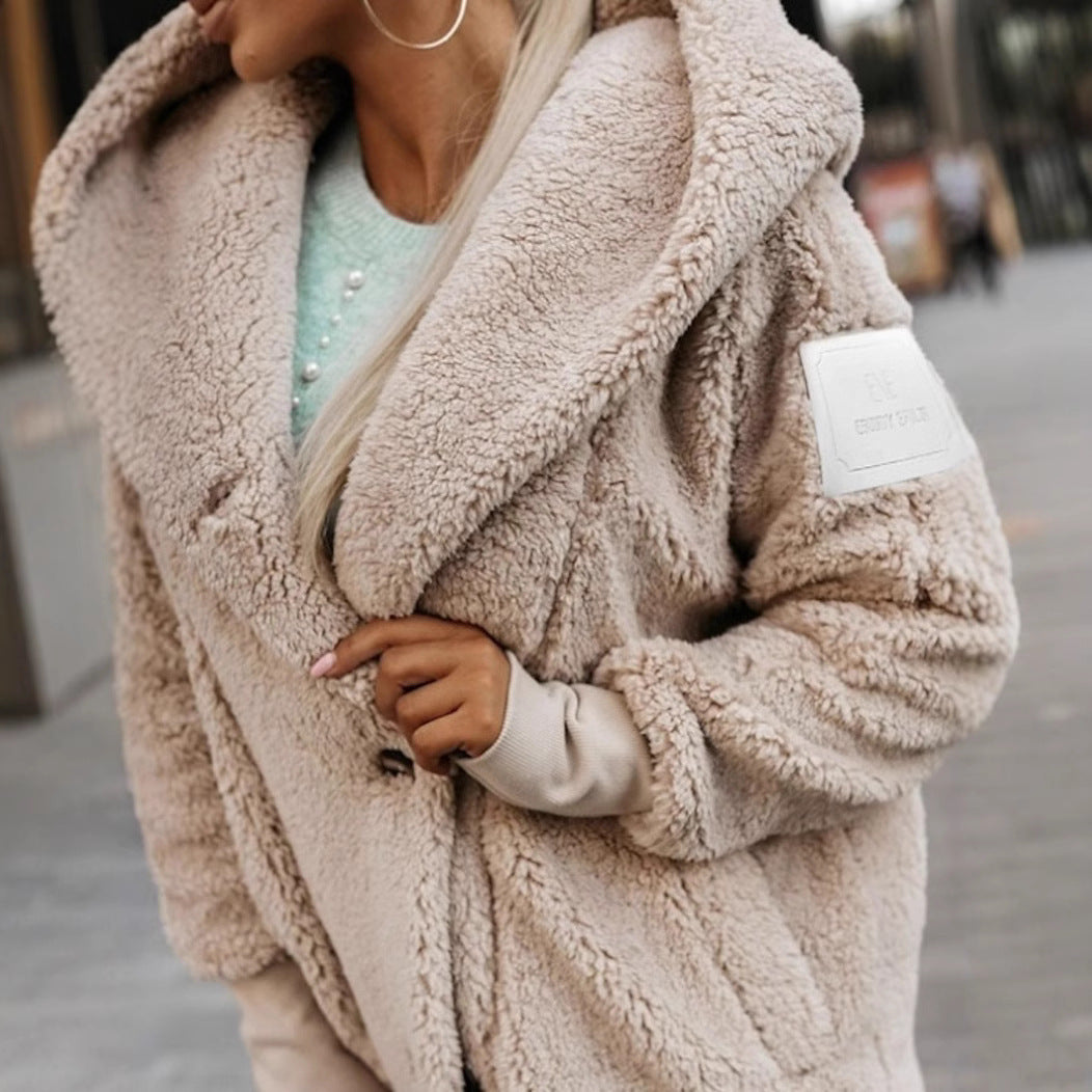 Kurze, bequeme, langärmlige Slim-Jacke für Damen