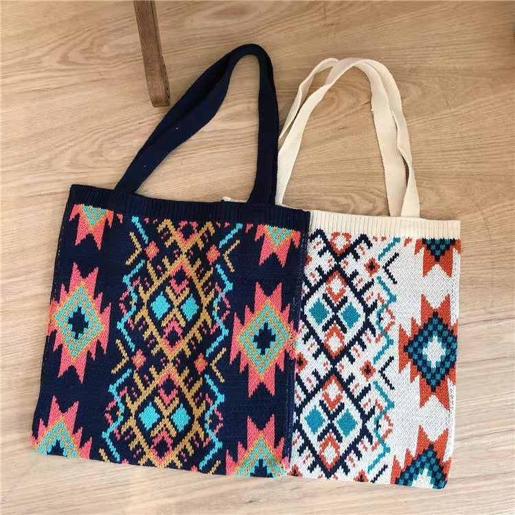 Women's Wool Woven Bag All-matching