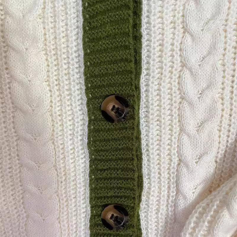 Lässige Strickjacke aus Wolle für Damen