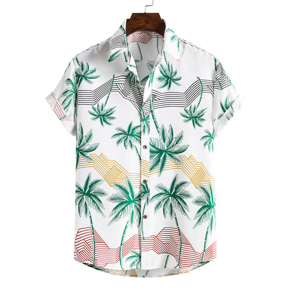 Camicia da uomo in bambù e lino