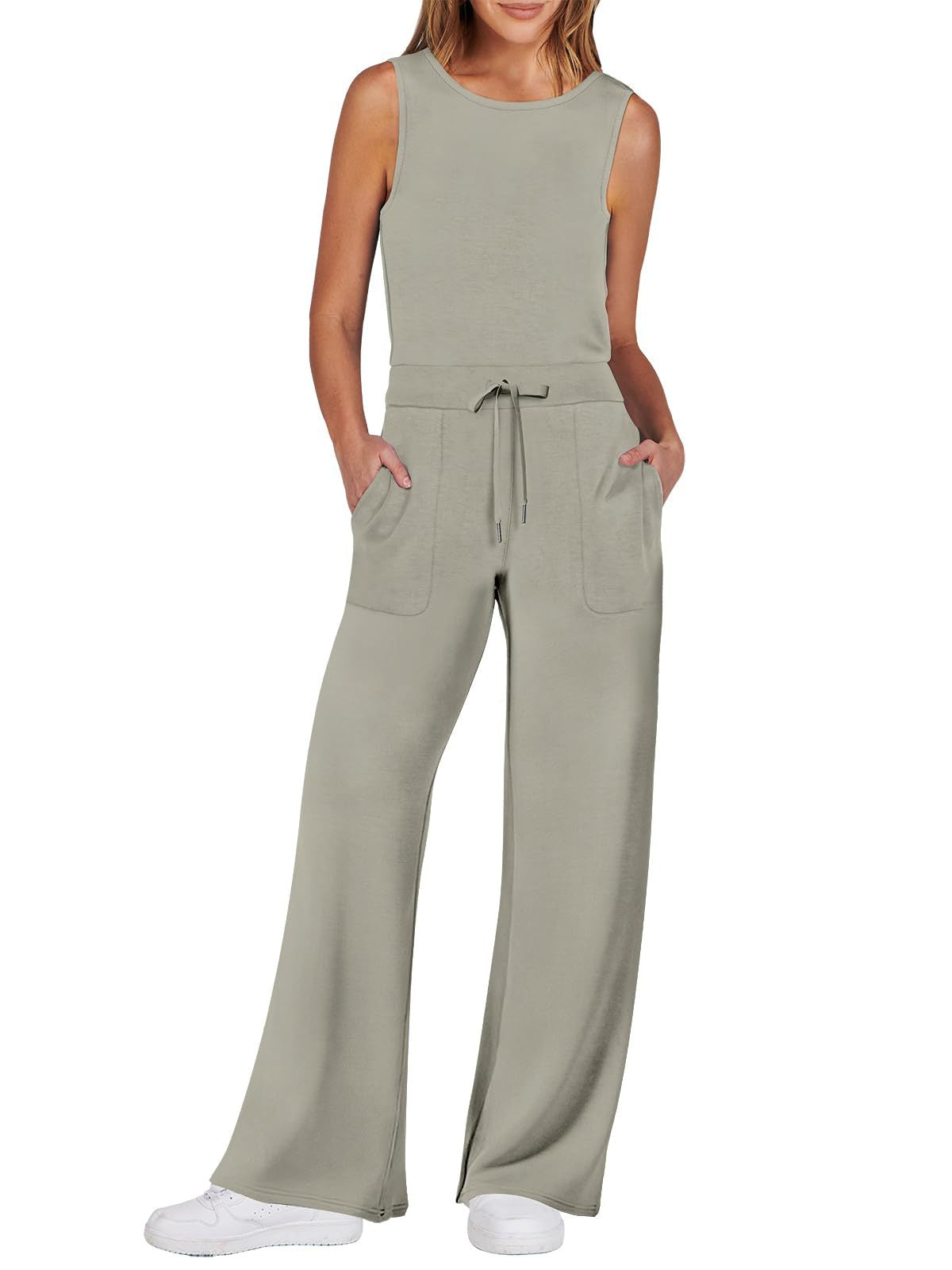 Damen-Overall zum Abnehmen, ärmelloser Overall für Damen