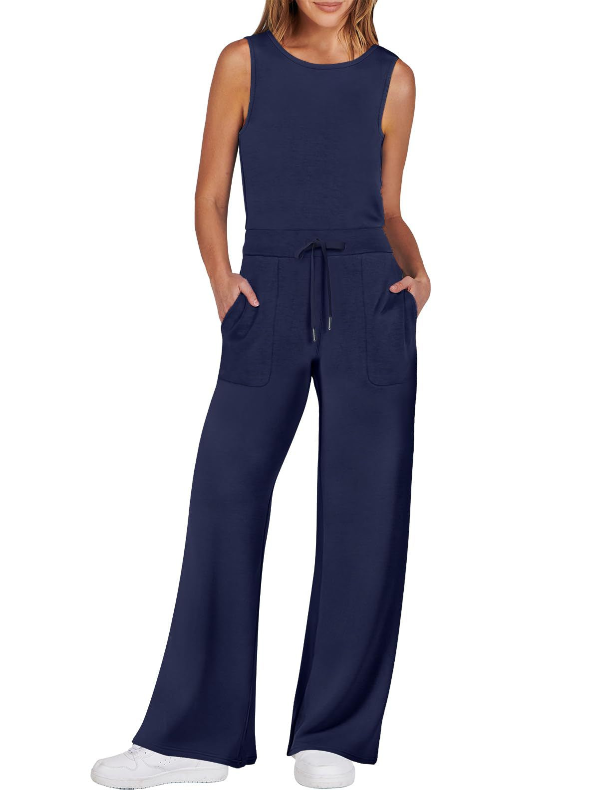 Damen-Overall zum Abnehmen, ärmelloser Overall für Damen