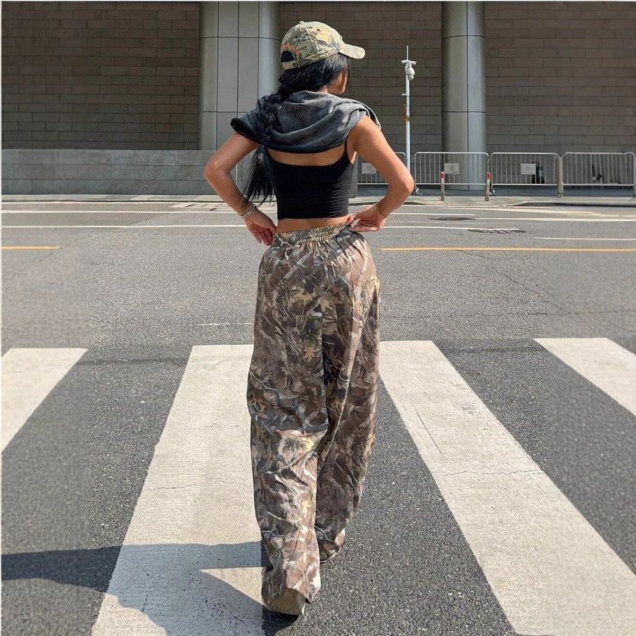 Y2k Hip-Hop Cargo Grunge Baggy Hose für Damen