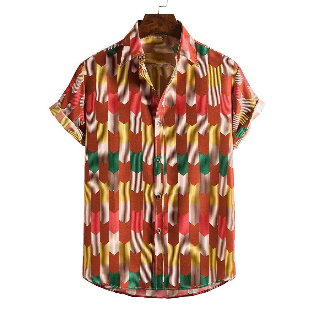 Camicia da uomo in bambù e lino