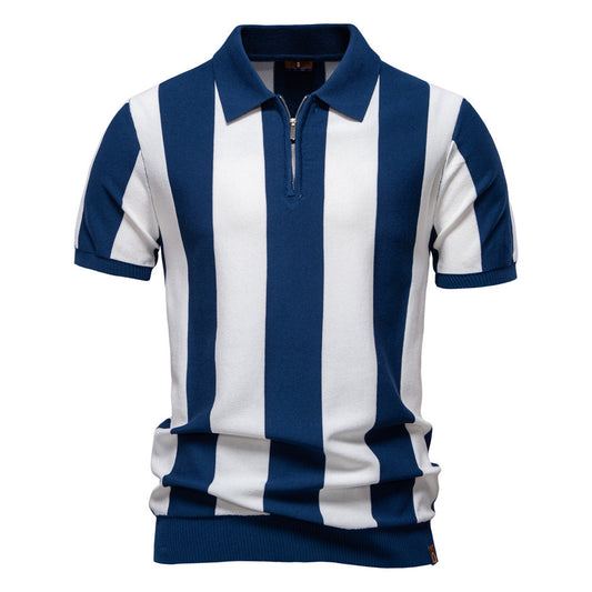 Herren Poloshirt Kurzarm Wolle