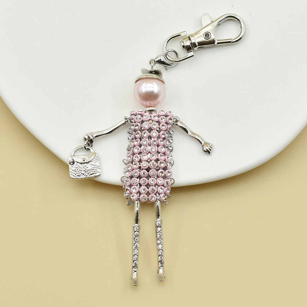 Key Chain Handmade Cartoon Character Handbag Pendant