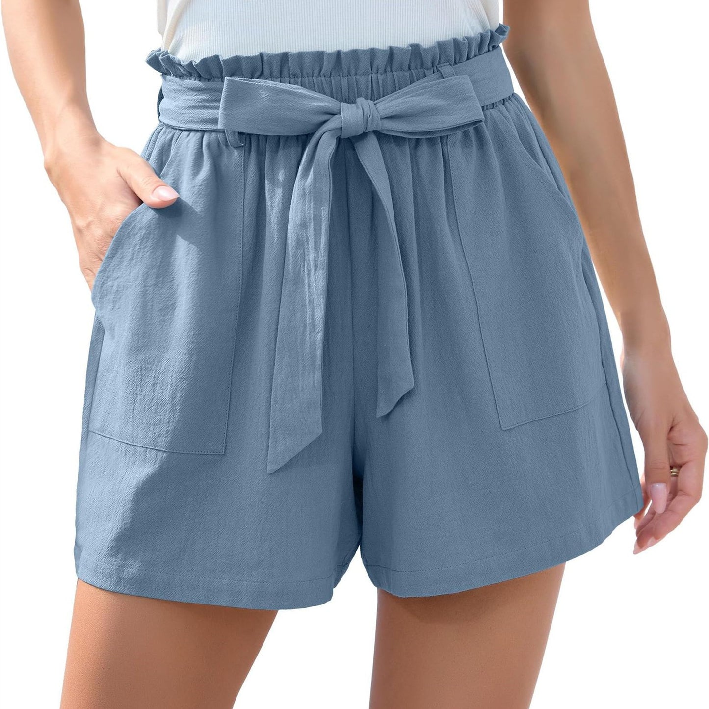 Women fashion shorts summer beach pants with pockets