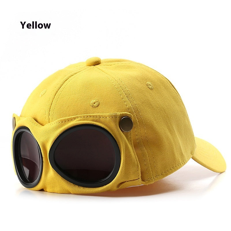 Women Men Pilot Hat staff Sunglasses all-match