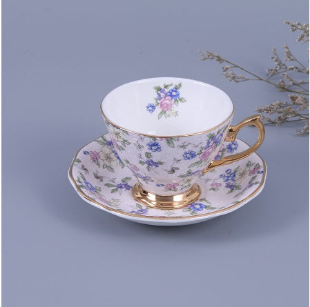 Bone China Coffee Cup With Saucer Afternoon Tea Set