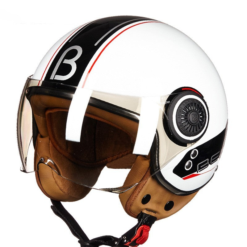 Electric scooter half helmet Lightweight, half-covered retro helmet