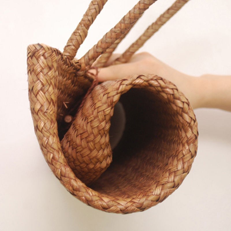 Bamboo-Hand-woven bamboo shoulder bag