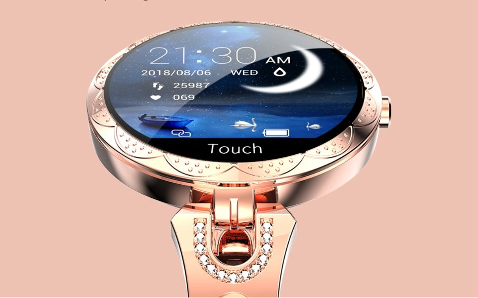 Smart Watch Waterproof Wearable Device Heart Rate Monitor Sport Smartwatch for Women Ladies