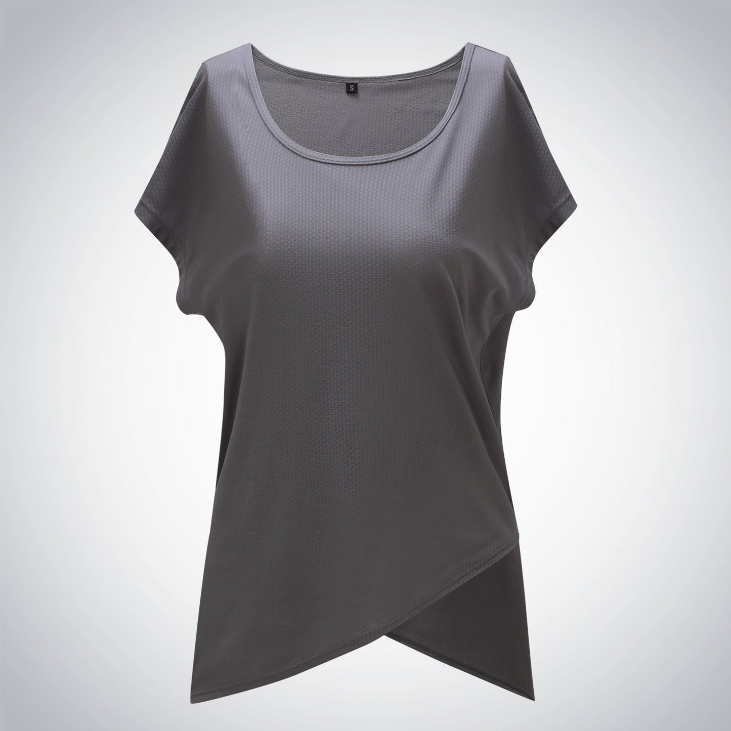 Lässiges Sport-T-Shirt für Damen mit losem Atmungs-Mesh 