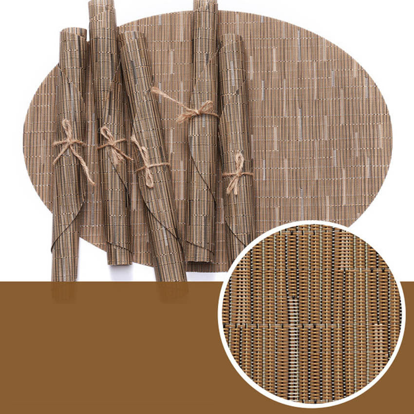 Bamboo pattern western placemat