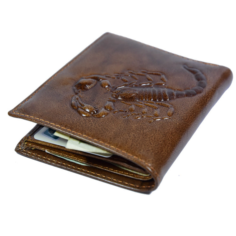 Men's Scorpion Wallet Retro Short Business Wallet