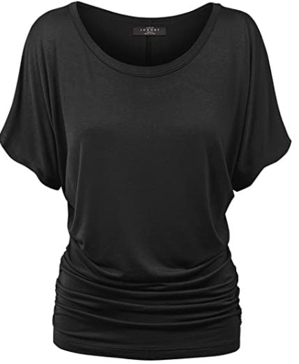 Women Spring And Summer New Women's Solid Color Round Neck Loose Short-sleeved T-shirt
