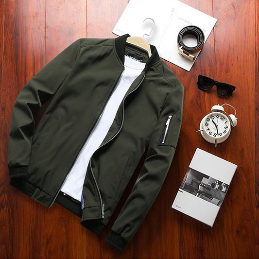 Men's Casual Bomber Jacke